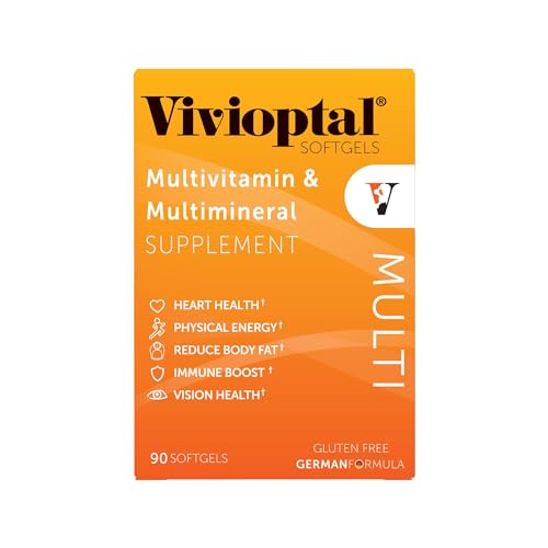 Vivioptal Multi, 90 Softgels, Multivitamin & Multimineral, Gluten Free, German Formula