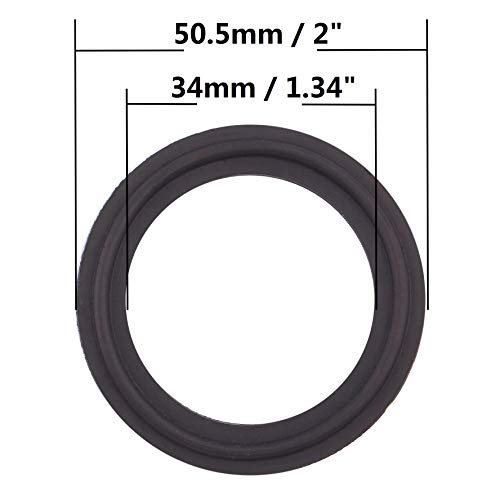 DERNORD 1.5 Tri Clamp EPDM Sanitary Gasket Fits Tri-Clo