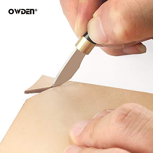 Professional Precision Knife, Hobby Knife,Leather craft scrapbooking sharp knife,Ebony Wood handle,Leather Paper Cloth cutting knife leather paper craft working tool,Craving knife.