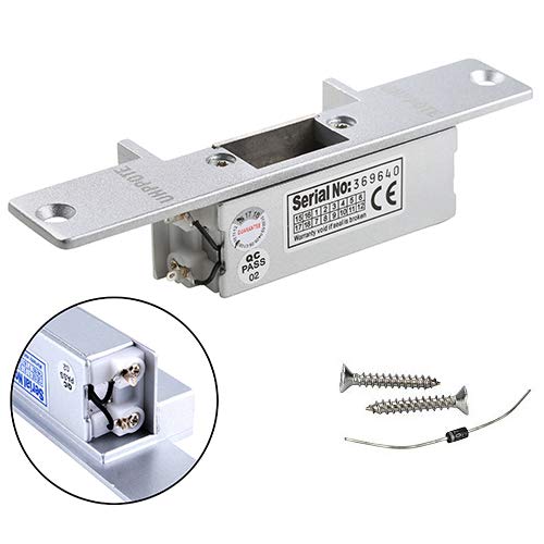 Electric Strike Door Lock Fail-Safe for Access Control System Deadlatches or Cylindrical Locksets