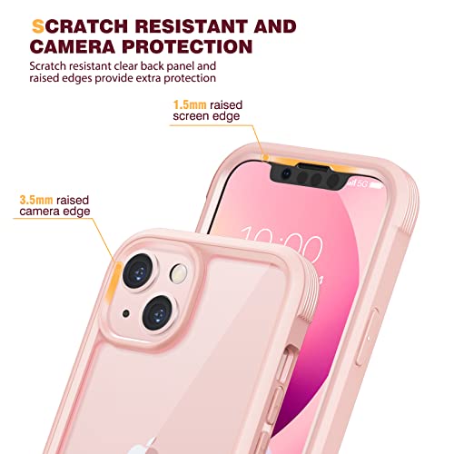 Diaclara Designed for iPhone 13 Case, Full Body Rugged 