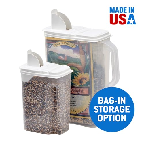 Buddeez Pet Food Storage Containers - 2 Count Bird Seed