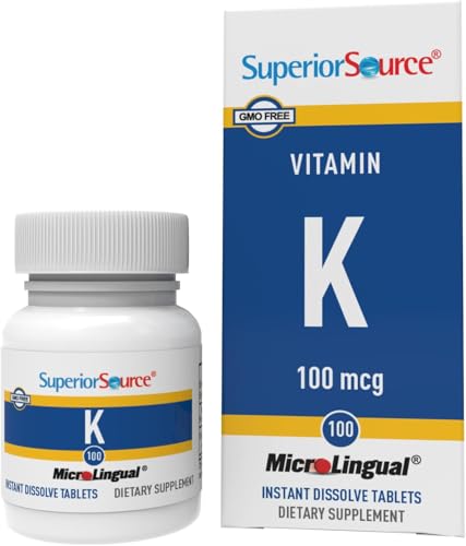 Superior Source Vitamin K 100 mcg - Bone Strength &