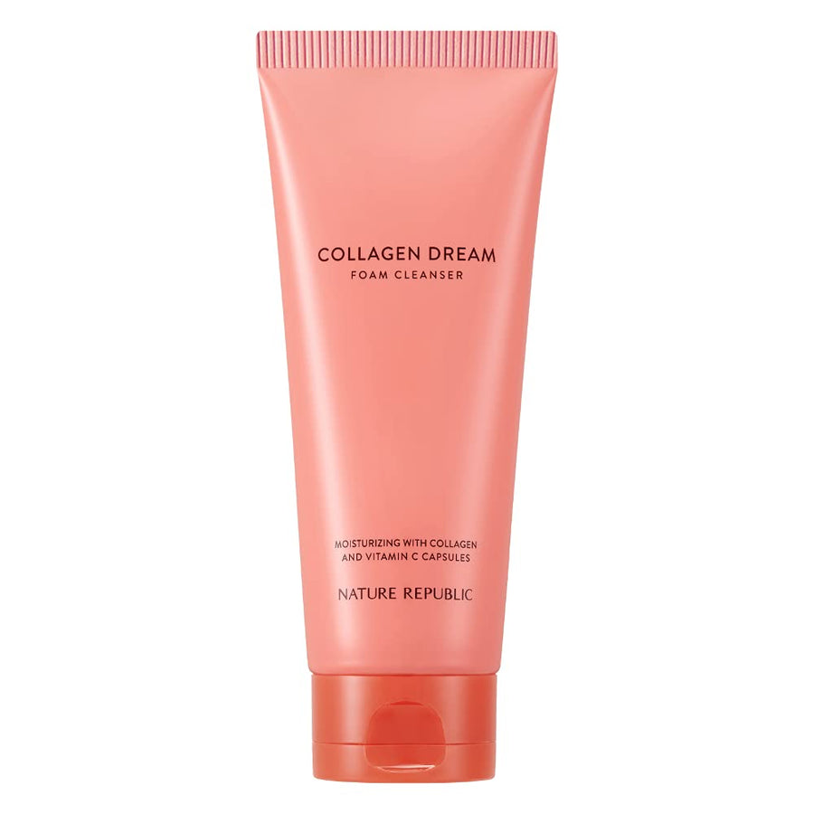 Moisturizing Collagen Dream Foam Cleanser - Daily Skin Care Vitamin C Capsule Smoothing Wrinkles Texture Improvement 150ml/5.07fl.oz