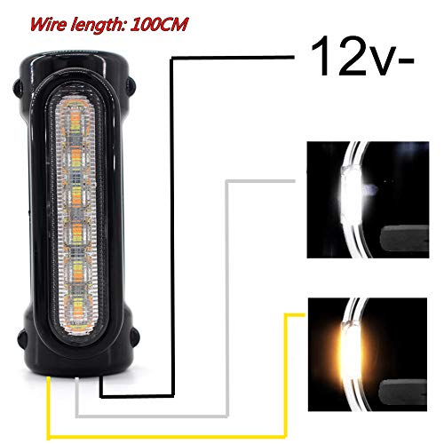 GUAIMI Motorcycle Highway Bar Lights - Switchback Drivi