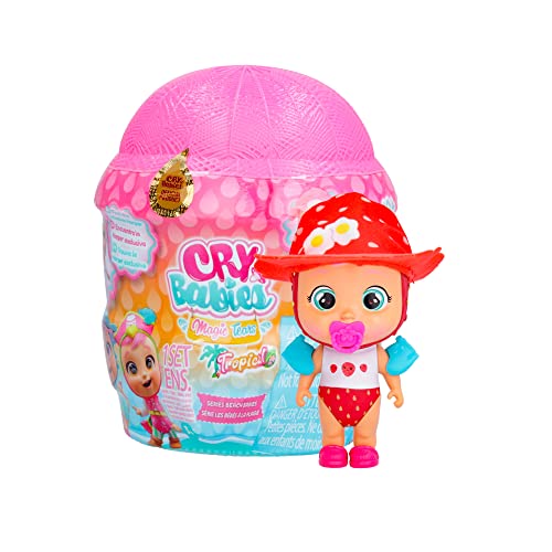 Magic Tears Tropical World - Beach Babies Series | 8+ Surprises, Accessories, Surprise Doll - Great Gift for Kids Ages 3+