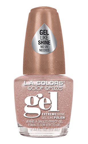 L.A. Colors Color Craze Gel Shine Nail Polish, Chateau, 0.44 Fluid Ounce (Pack of 3)