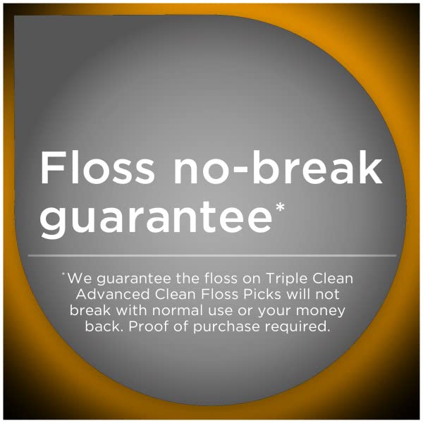 Dentek Triple Clean Floss Picks, Fresh Mint, 75 Ct. by DenTek Oral Care