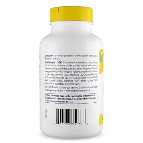 ® CoQ10 100 mg – Natural Trans-Isomer Ubiquinone – Yeast Fermented, Supports Heart Health &amp; Cellular Energy – Non-GMO 150 Softgels