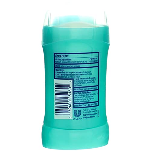 Degree Shower Clean Dry Protection Antiperspirant Deodorant Stick, 1.6 oz , blue