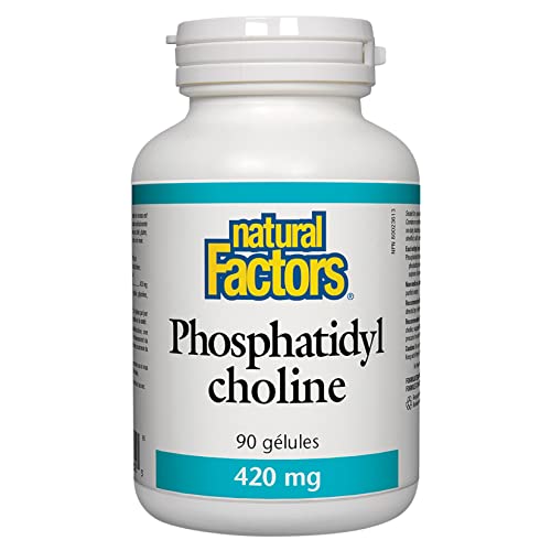 Natural Factors - Phosphatidyl Choline (PC) 420mg, Supports Healthy Liver Function, 90 Soft Gels