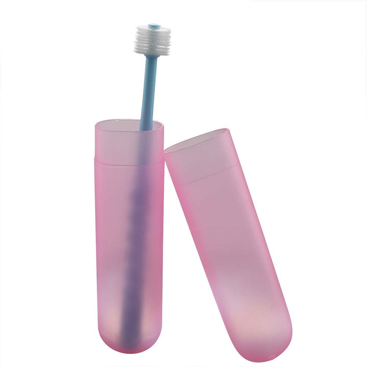 360-Degree Pet Toothbrush for Yorkie, Puppies, Small Dogs and Cats, Colors May Vary