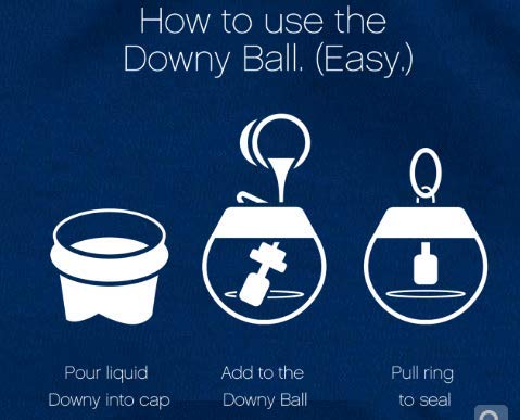 Downy Ball Automatic Dosing Dispenser (Single Ball)