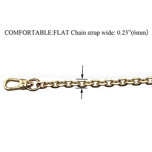 HAHIYO Mini Pochette Purse Chain Strap Thin Wide 6mm fo