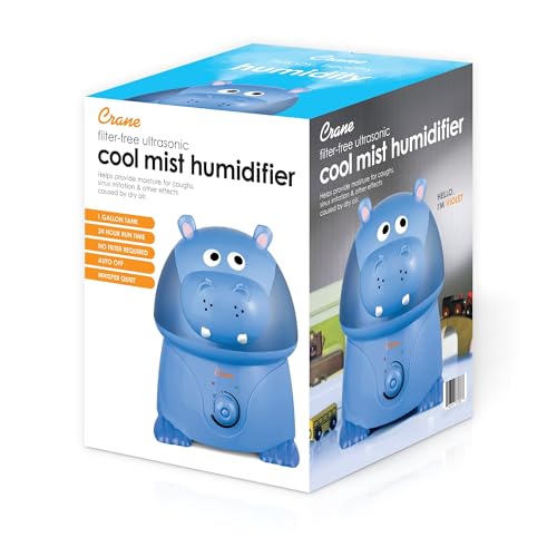 Crane Adorables Ultrasonic Humidifiers for Bedroom and 