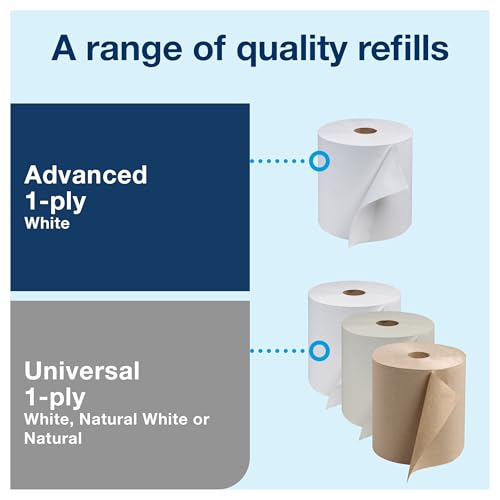 Paper Hand Towel Roll Lever Dispenser Smoke H21, High-Capacity, 83TR
