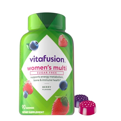 Women’s Sugar Free Daily Multivitamin Supplement, Keto Diet Friendly Adult Gummy Vitamin for Energy, Bone &amp; Immune Support*, 90 Count