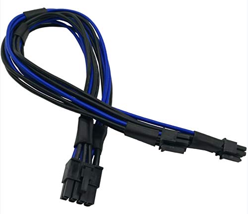 COMeap 16AWG Dual Mini 6 Pin to 8 Pin PCI Express Video