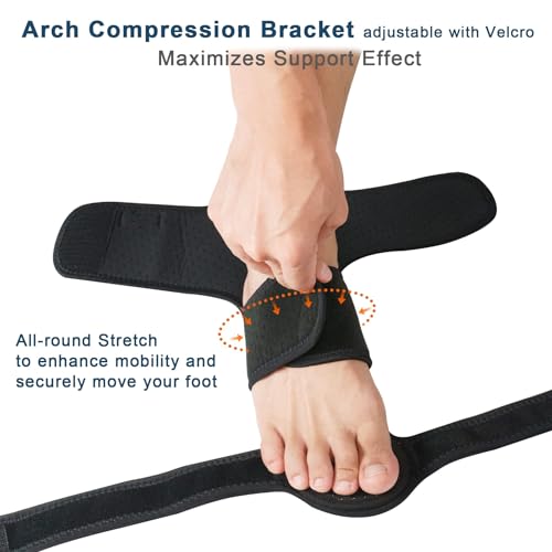 JOMECA Upgraded Drop Foot Brace for Walking with Shoes 
