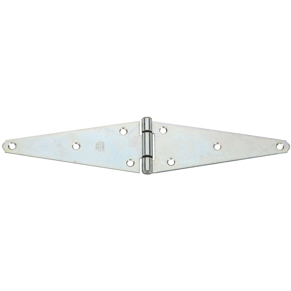 N128-157 8&#39; Heavy Strap Hinge Zinc Plated