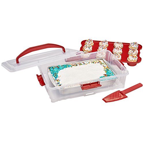 Buddeez Cupcake And Cake Carrier - Stackable Cupcake Ho