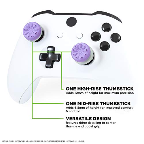 FPS Freek Galaxy Purple for Xbox One and Xbox Series X Controller | 2 Performance Thumbsticks | 1 High-Rise, 1 Mid-Rise | Purple