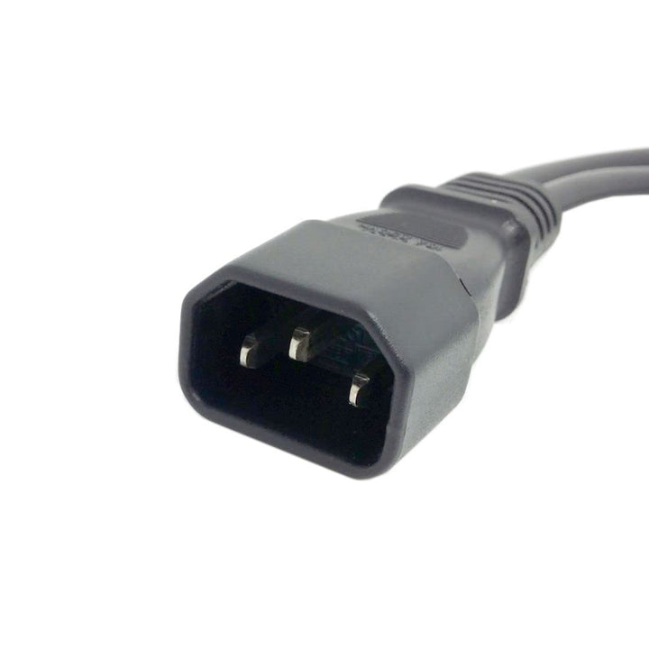 chenyang IEC 320 C14 Male 1 to 2 C13 Female Y Splitter 