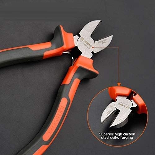 Harden Pro Wire Cutters Diagonal Pliers 6” - Heavy Duty Side Flush Cutters for Wire, Zip Ties, Crafting, Electrical Wire - Fine Carbon Steel - Spring Loaded Ergo Grip Handle (1)
