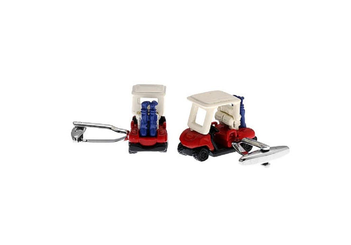 MRCUFF Golf Cart Golfer Golfing Pair of Cufflinks in a 