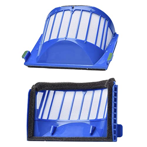 Replacement Parts for iRobot Roomba 675 690 680 660 651 650 614 610 595 585 564 552 Vacuum, Replenishment Kit 8 Filters, 8 Side Brushes, 2 Set Bristle and Beater Brush,2 Tools