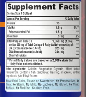 Puritan&#39;s Pride Triple Strength Omega-3 Fish Oi
