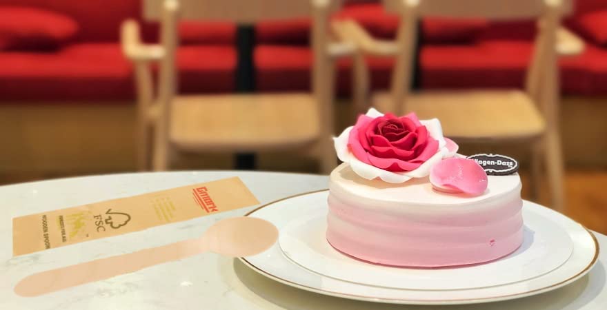 Disposable Wooden Spoons Paper Wrapped | Pack of 100-6.5 Spoons | 100% All-Natural, Eco-Friendly, Biodegradable, and Compostable 100 ct Individually Wrapped in Box GM1024