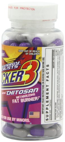 Stacker 3 Metabolizing Fat Burner with Chitosan, Capsul