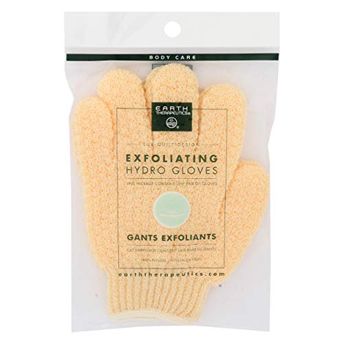 Hydro Exfoliating Gloves, Natural, 1 pair