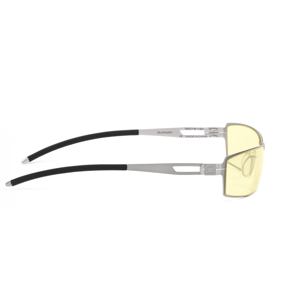 GUNNAR - Premium Gaming and Computer Glasses - Blocks 65% Blue Light - SheaDog, Mercury, Amber Tint