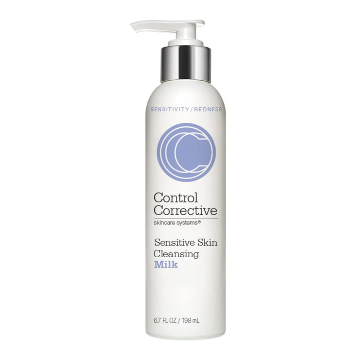 Control Corrective Sensitive Skin Cleansing Milk | Creamy, Calming Cleanser to Remove Make-Up &amp; Daily Build Up Without Stripping the Skin | 6.7 oz