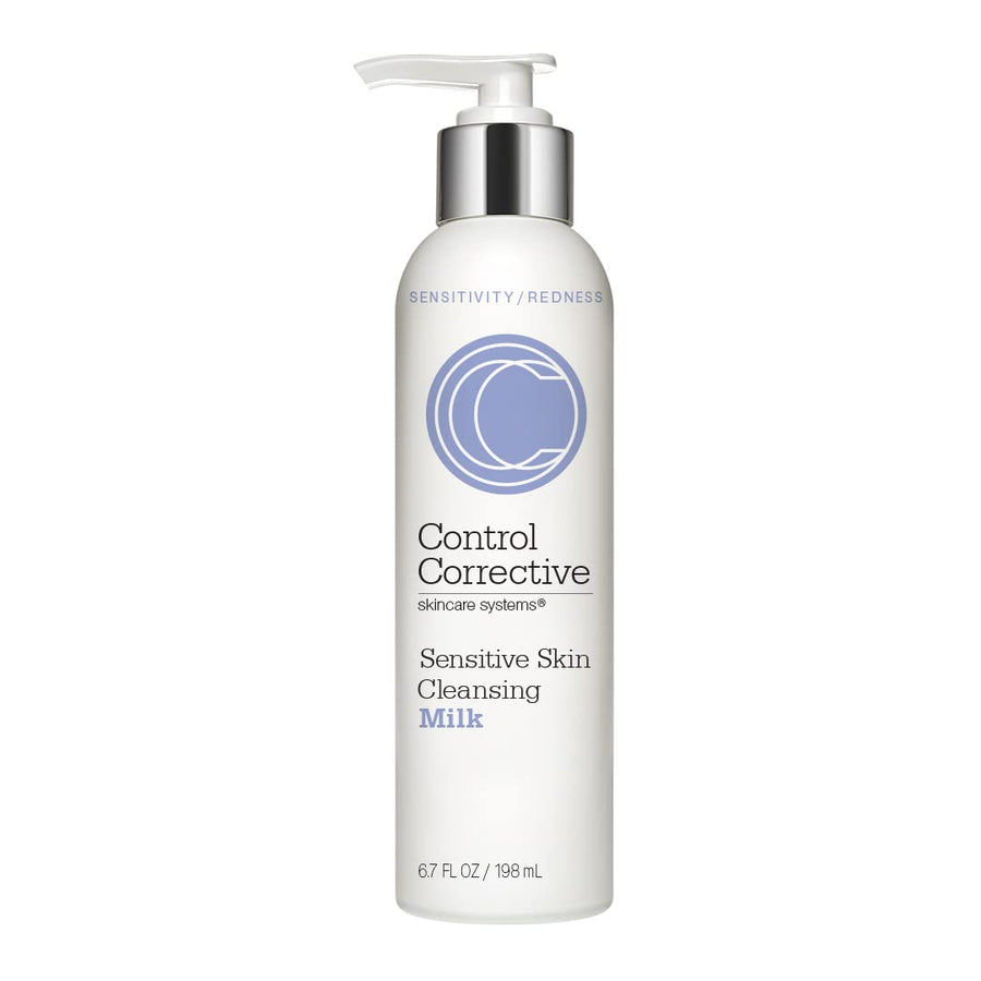 Control Corrective Sensitive Skin Cleansing Milk | Creamy, Calming Cleanser to Remove Make-Up & Daily Build Up Without Stripping the Skin | 6.7 oz