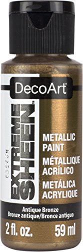 2 Ounce, Antique Bronze Extreme Sheen Acrylic Paint, 2 Fl Oz (Pack of 1)
