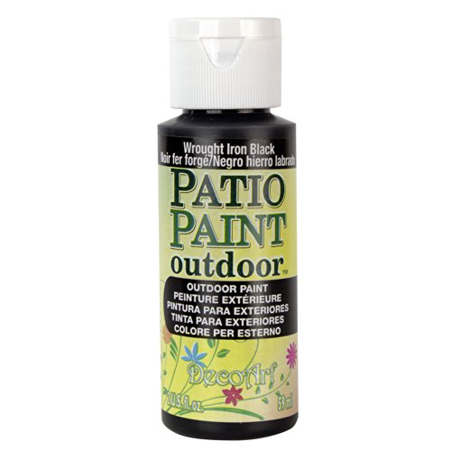 Patio Paint, 2-Ounce, Wrought Iron Black (DCP21-3)