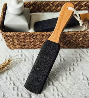Exfoliating Foot File, Callus &amp; Dead Skin Remover for Men/Women in or Out of Shower, Pedicure Tool for Dry Cracked feet, Heels, Hands. Scrubber for Foot Care to Embrace Well-Being by InComfort