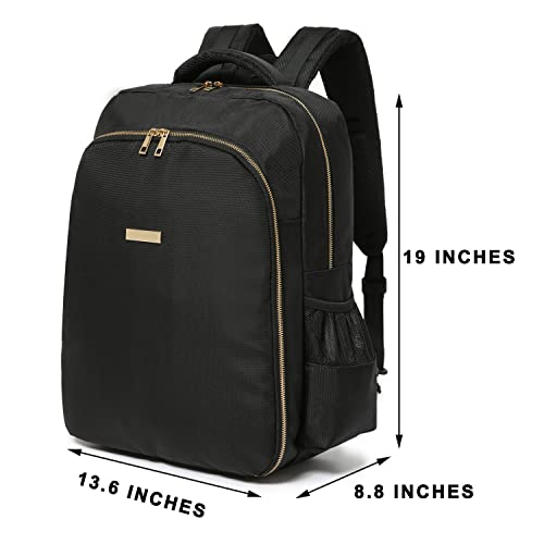 Portable Backpack for Clippers and Supplies Hair Clippers Organizer Bag Large Clipper Bags for Barbers Travel Bag for Hairstylists Tools (BLACK)