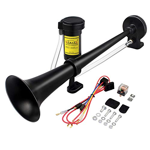 GAMPRO 12V 150DB Car Air Horns, 18 Inches Chrome Zinc S