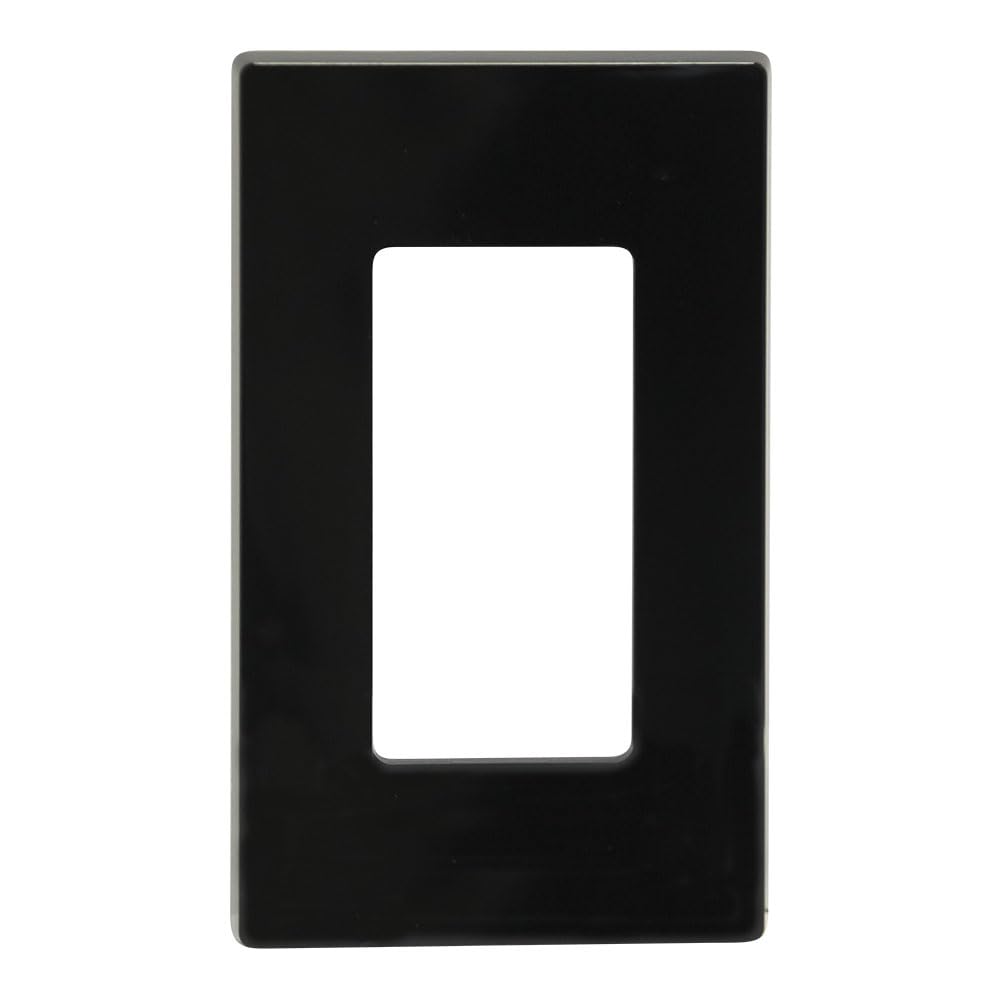80301-SE 1-Gang Decora Plus Screwless Wall Plate - Black