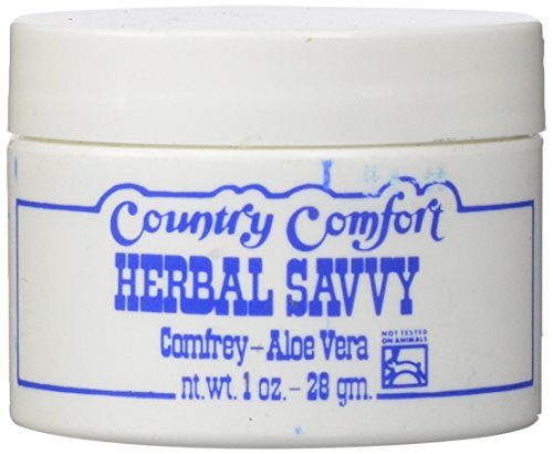 Country Comfort Herbal Savvy Comfrey, Aloe Vera, 1 Ounc