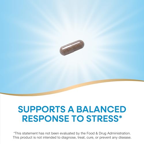 Nature&#39;s Way Ashwagandha, Reduces Stress*, Premium Extract, Adaptogenic*, Non-GMO Project Verified, Vegan, 60 Capsules (Packaging May Vary)