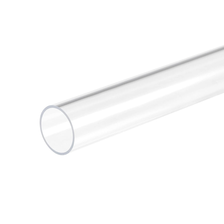 MECCANIXITY Acrylic Pipe Rigid Round Tube Clear 18mm(0.