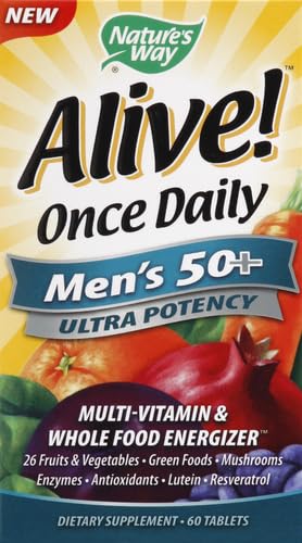 Nature&#39;s Way Alive! Men’s 50+ Daily Ultra Multi