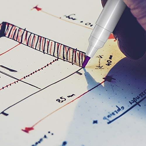 D&amp;D Fabric Marking Pens, 4 Color Water Soluble Ink for Quilting, Dressmaking, Sewing Marking &amp; Tracing Tools (4-Pack)