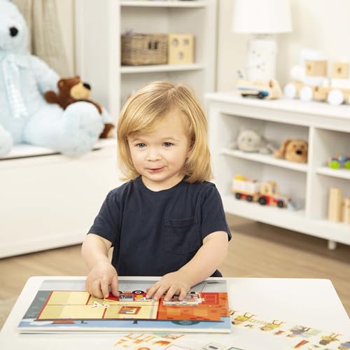 Melissa &amp; Doug Reusable Sticker Pad: My Town - 200+ Stickers and 5 Scenes