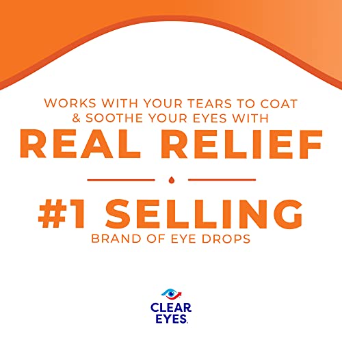 Eye Drops, Natural Tears Lubricant,0.5 Fl Oz (Pack of 3)